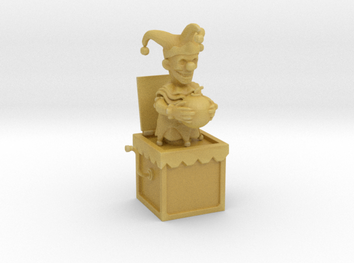 Jack in the box 3d printed 