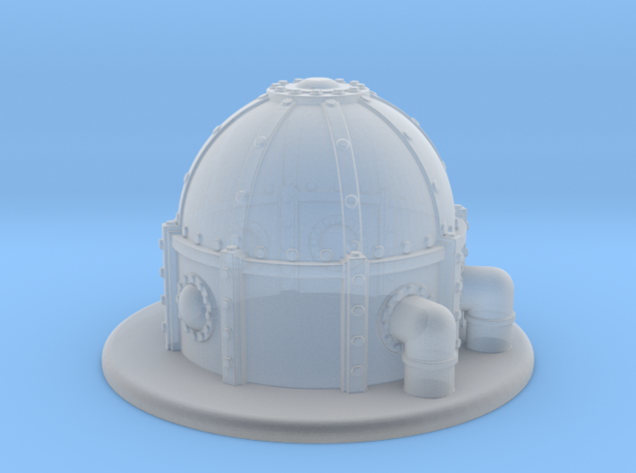 Industrial dome Epic WH40k 1.5&quot; tall 3d printed