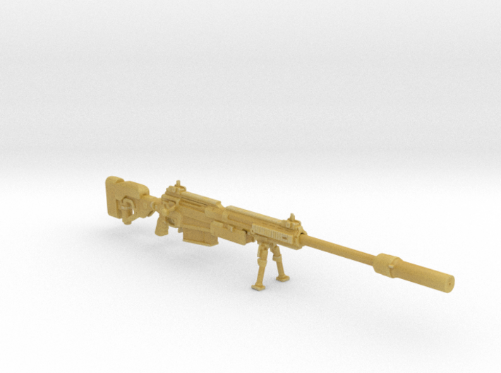 AX50 sniper rifle 1:6 3d printed