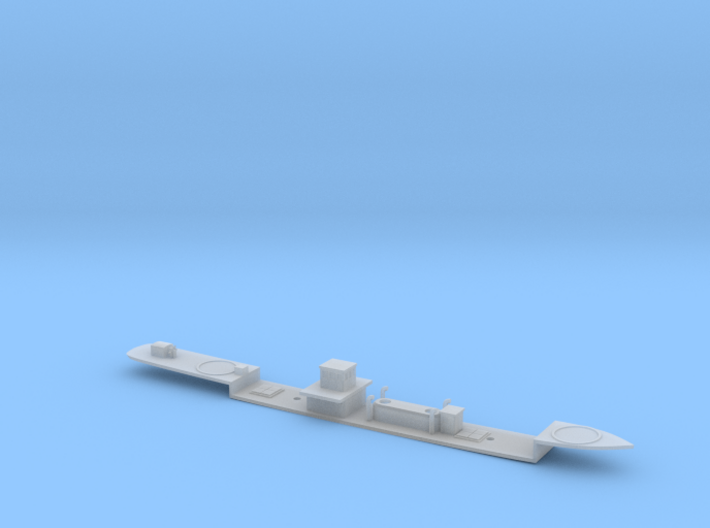 1/350 CSS Tallahassee Deck No Planking 3d printed