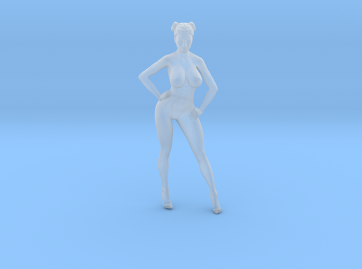 1:87 Sexy little girl in 2cm-012 3d printed