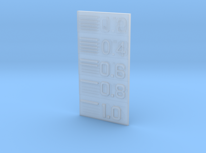 Line Thickness Test Block 3d printed