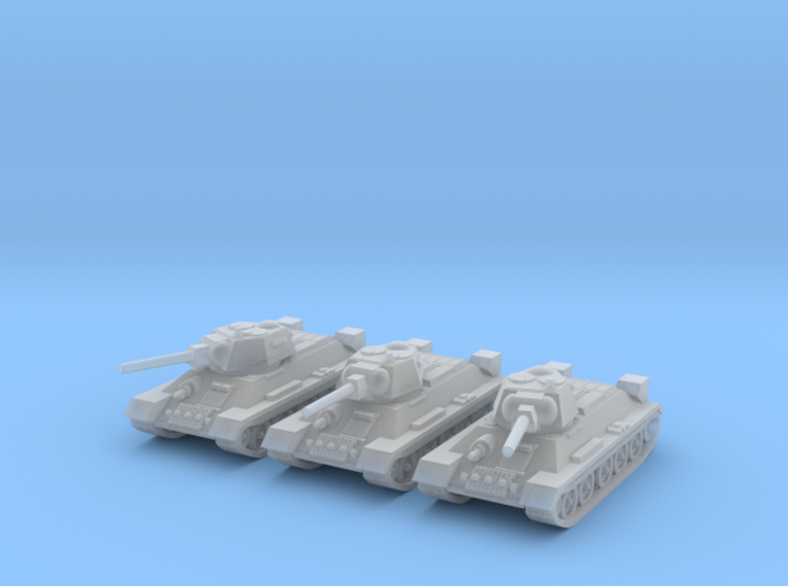 1/220 T-34 tanks (3) 3d printed