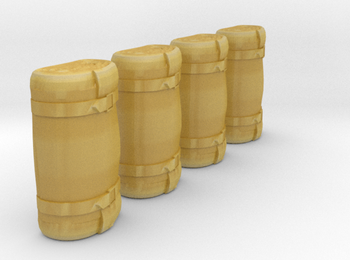 Rolled tarpaulins for 28mm-32mm minis 3d printed 