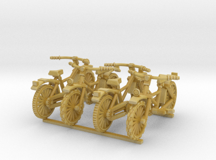 28mm scale Bicycle model 1 (4 pieces) 3d printed