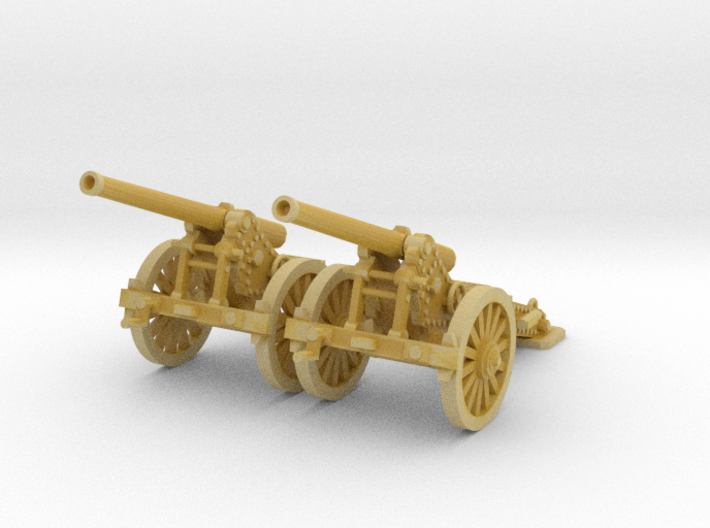 1/87 De Bange cannon (low detail) 3d printed