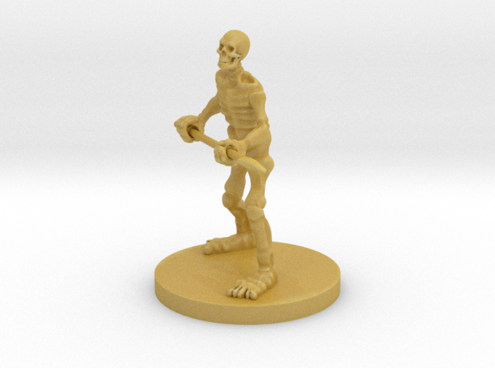 Skeleton with a Spear 3d printed