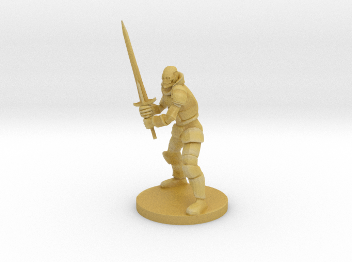 Warforged Great Weapon Fighter 3d printed