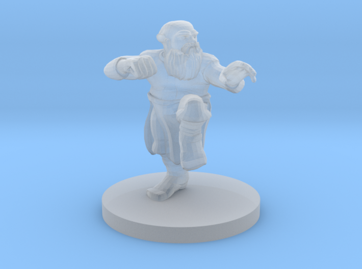 Dwarf Monk 3d printed