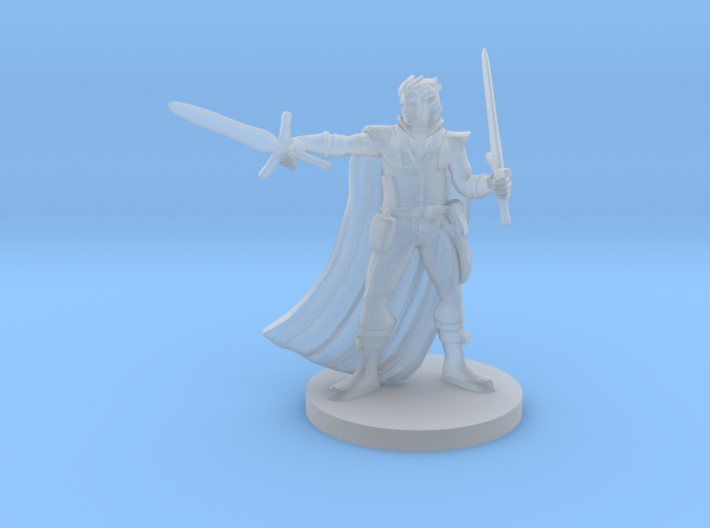 Half Elf Two Weapon Fighter 3d printed