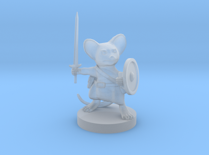Mousefolk Hero Sword and Shield 3d printed