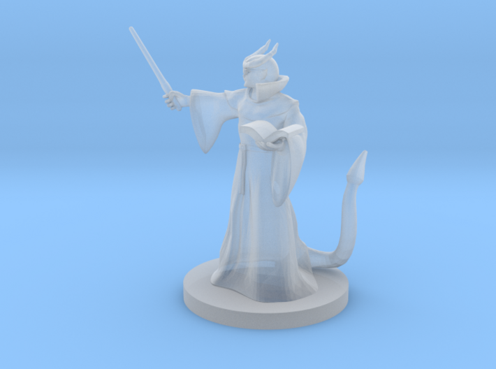 Tiefling Wizard with Glasses 3d printed