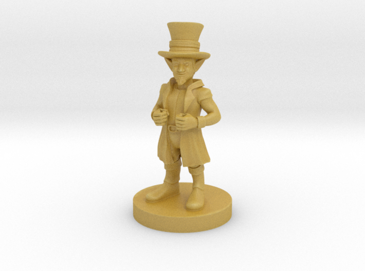 Gnome Merchant with Big Hat 3d printed 