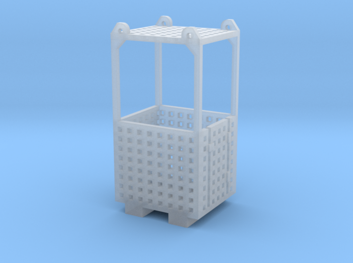 Crane Man Cage 1-87 HO Scale 3d printed