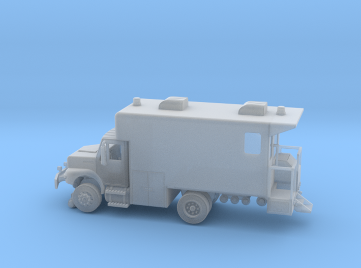 MOW Rail Detection Truck 1-87 HO Scale 3d printed 