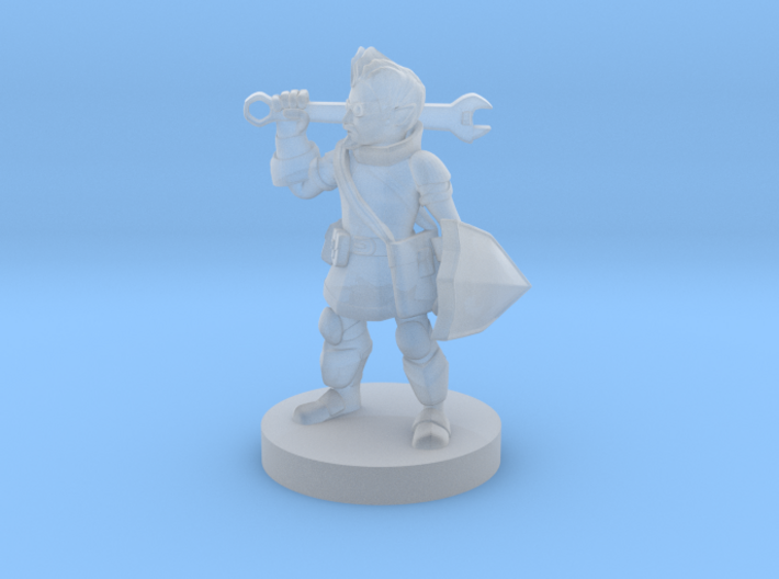 Gnome Male Battle Smith Artificer 3d printed