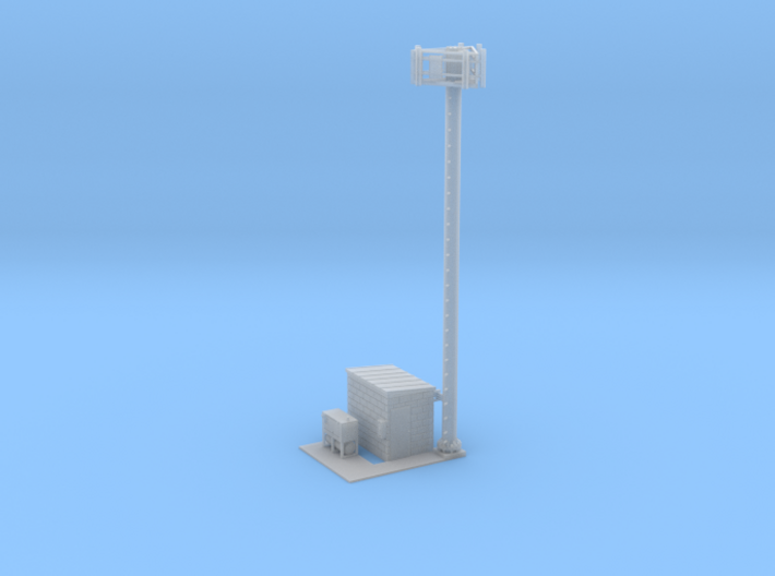 Cell Tower Site 1-87 HO Scale 3d printed
