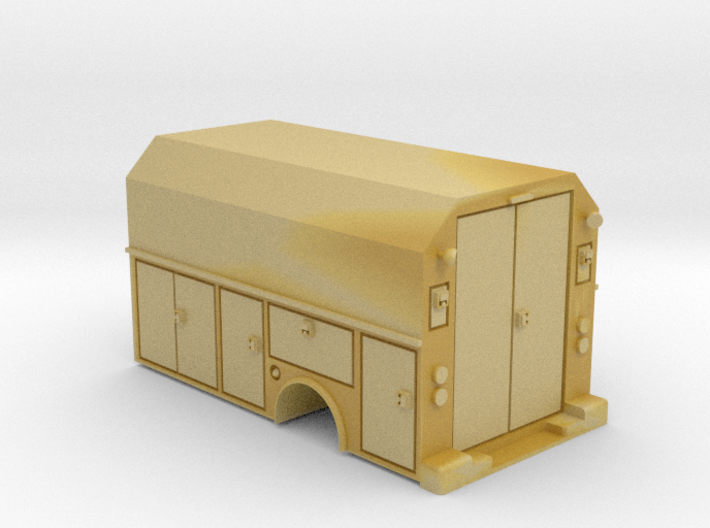 MOW Service Box Bed Hollow 1-87 HO Scale 3d printed 