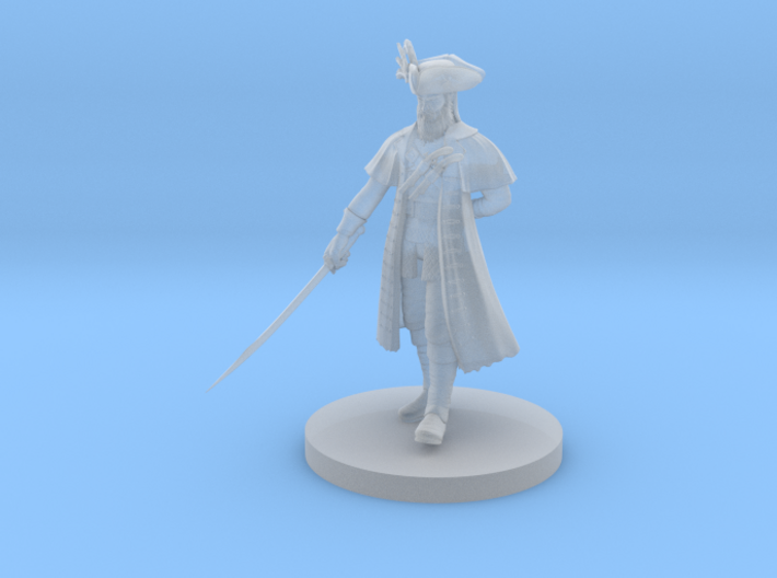 Pirate Captain Male 3d printed