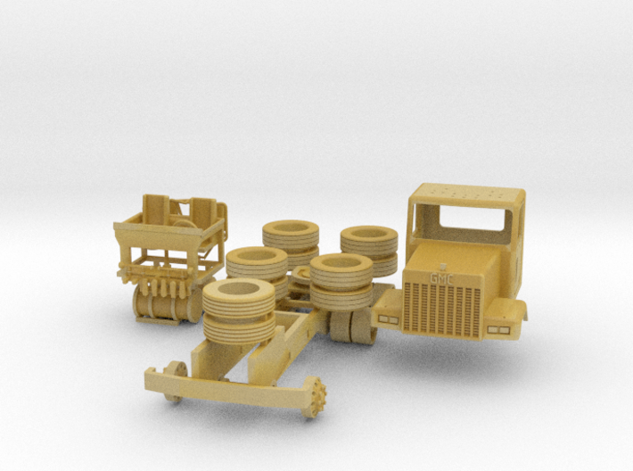 1988 GMC General Tractor Set 1-87 HO Scale 3d printed 