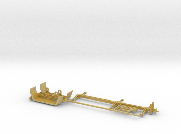 40 Foot Collapsed Utility Pole Trailer 1-64 Scale  3d printed 
