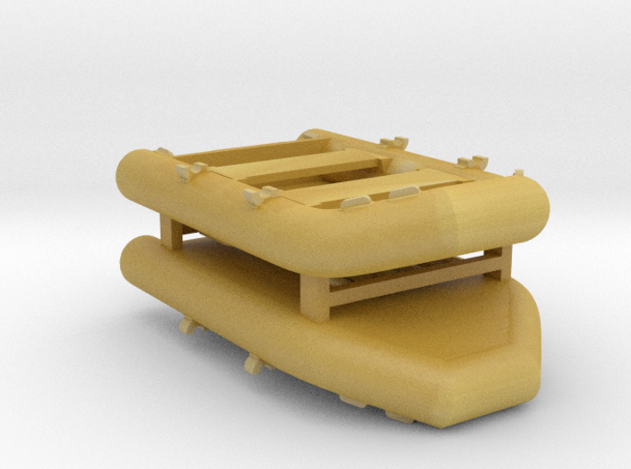 Swift Water Rescue Boats 1-64 Scale 3d printed 