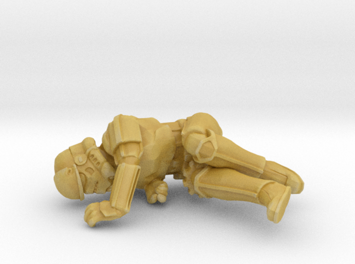 Dead Trooper Token (Empire) 3d printed