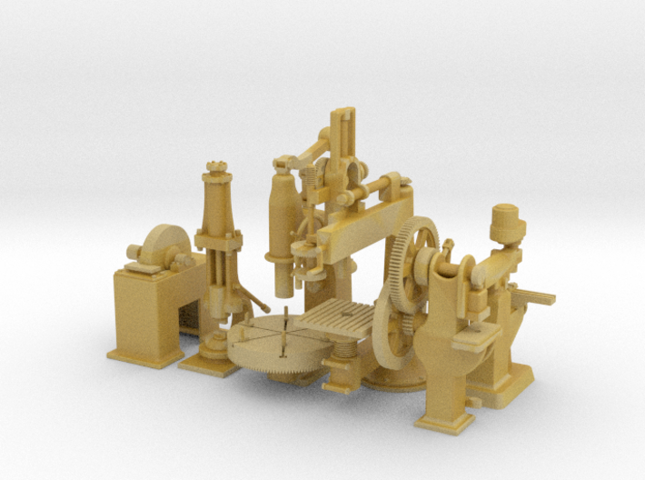 S Scale Large Machinery  3d printed 