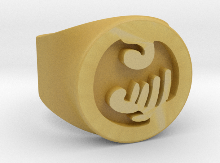 Anime Ring Request for male for men's 3d printed