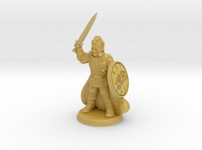 Sword warrior 3d printed