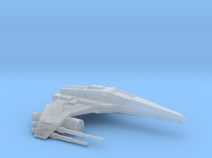 E-Wing Variant - Quad Cannon NXU 1/270 3d printed