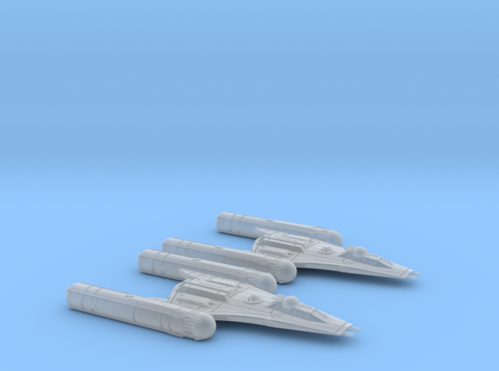 R2&amp;R5 Clone Wars inspired Y-wing pack 1/270 3d printed