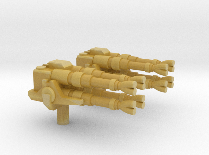 Medium/Large ship Quad cannons 270th 3d printed 