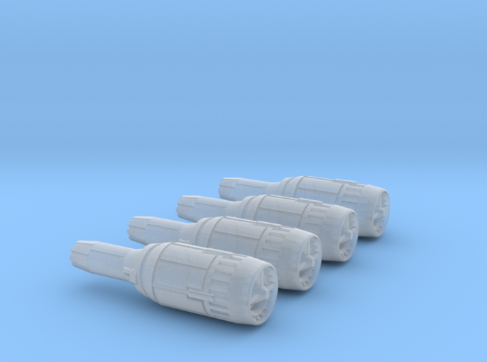Engines style 6 pack 270th 3d printed