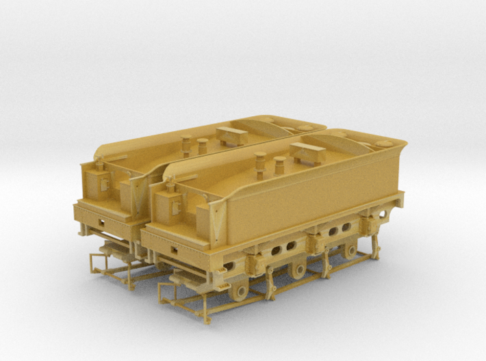 SW - 812 Tender 3000g DOUBLE Pack &amp; 00 Chassis 3d printed