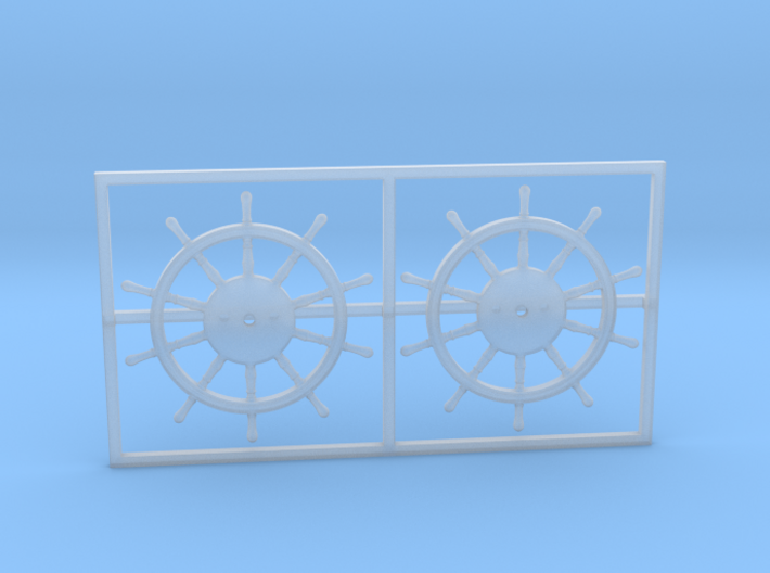 1:90 HMS Victory Ships Wheel 3d printed 