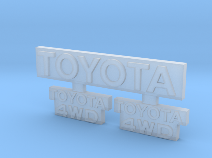 RCN014 Emblems for Pro-Line Toyota SR5 3d printed