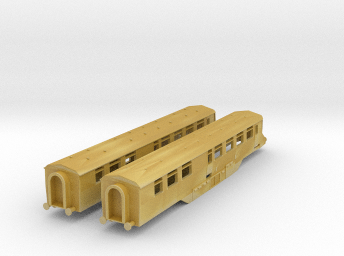 GWR Railcar - Twin Car Set - Z 1:220 3d printed 