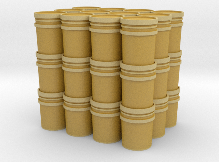1/64 Pallet of Buckets 3d printed