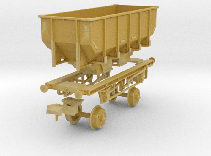British Railways Prototype 24.5 ton coal hopper 3d printed 