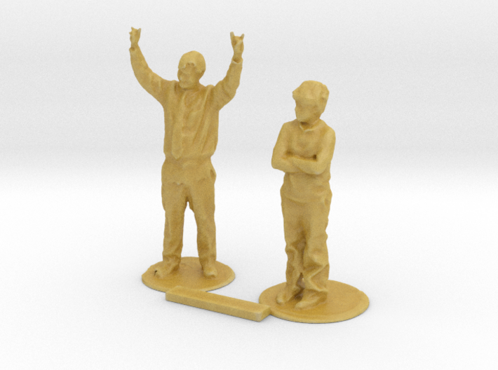 O Scale Standing People 5 3d printed 
