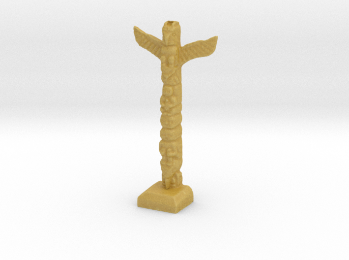 S Scale Totem Pole 3d printed