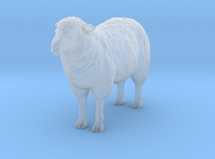 HO Scale Sheep 3d printed
