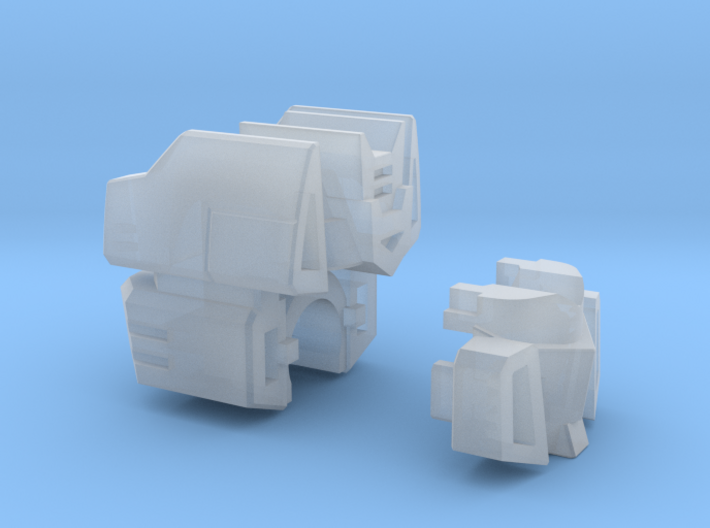 Communications Officer Head for CW Deluxe Truck 3d printed