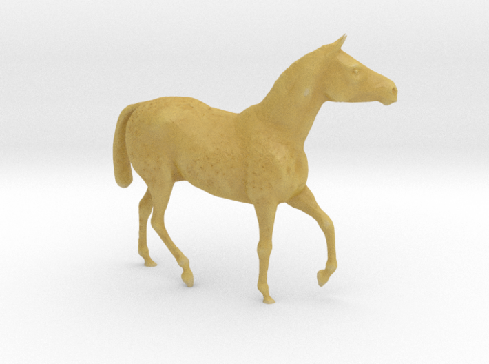 S Scale Walking Draft Horse 3d printed 