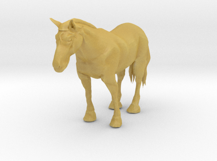 S Scale Clydesdale Horse 3d printed 