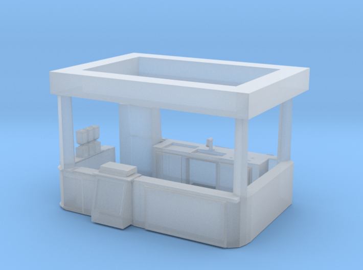 HO Scale Food Stand(2) 3d printed