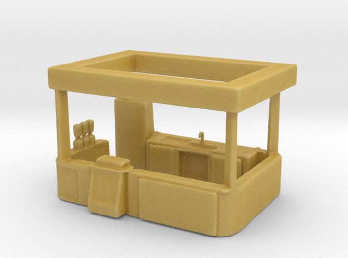 S Scale Food Stand 3d printed