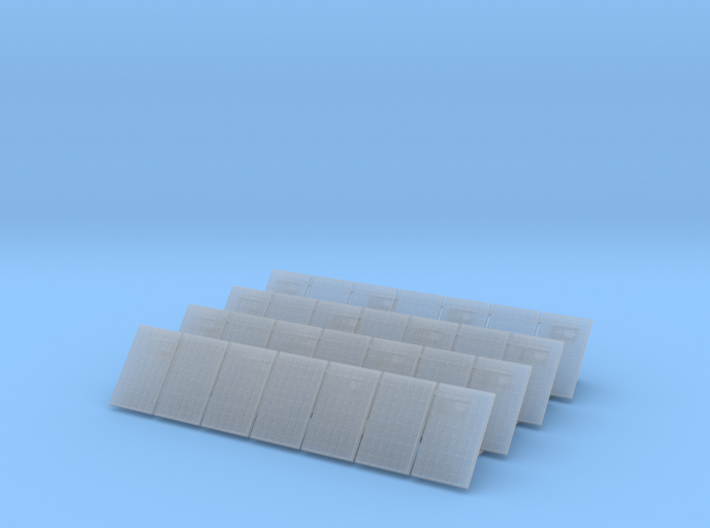 HO Scale Solar Array 3d printed