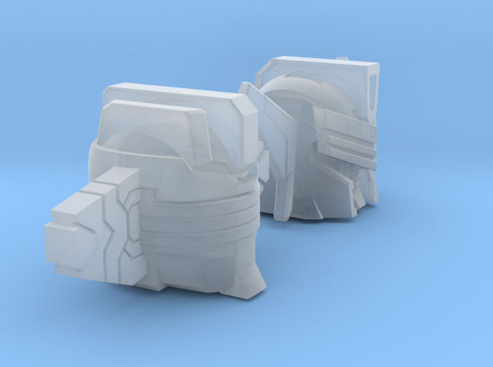 Smoker and Jacker Heads two-pack 3d printed